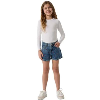 Name it zomer jeans short meisjes - medium blauw denim - Nkfbella