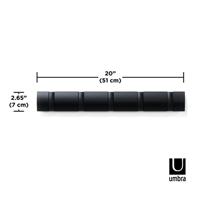 Umbra Flip 5 kapstok zwart - thumbnail
