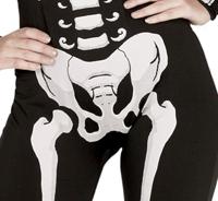 Skelet Onesie Dames Witte Botten - thumbnail