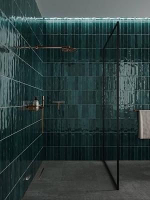 Badkamerrek Haceka Kosmos 34,7 x 13,3 cm Geborsteld Koper