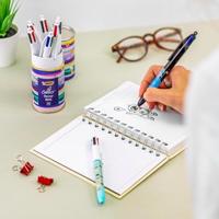 Bic Colours Decors, 4-kleurenbalpen, medium, klassieke inktkleuren, doos van 8 stuks - thumbnail