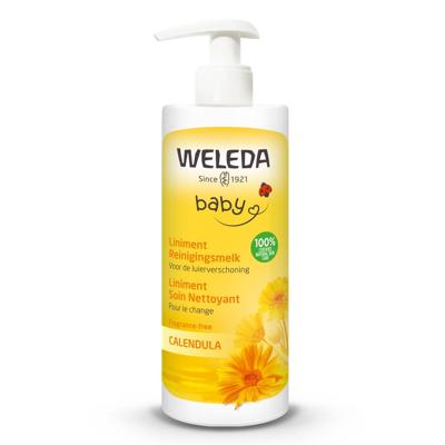 Weleda Calendula liniment reinigingsmelk vegan 400 Milliliter