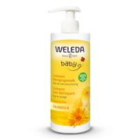 Weleda Calendula liniment reinigingsmelk vegan 400 Milliliter - thumbnail