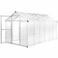 Tuinkas 13,41 m³ 362x190x195 cm aluminium - thumbnail