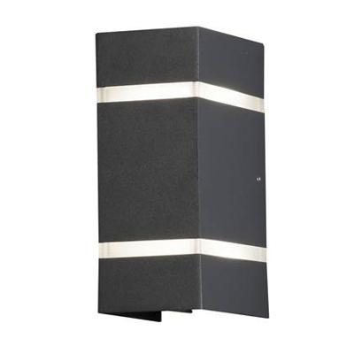 KonstSmide Led wandspotCremona Up - Down 2-lichts 19,5cm antraciet - 7998-370