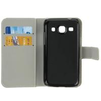 Samsung Galaxy Core Plus / G3500 horizontaal Kersen bloesem patroon PU leren Flip Hoesje met houder en opbergruimte voor pinpassen & geld - thumbnail
