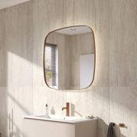 Ben Beau Spiegel 80x4x80 cm Geborsteld Koper - thumbnail