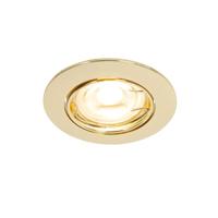 QAZQA Set van 6 inbouwspots messing GU10 35mm - Edu - thumbnail