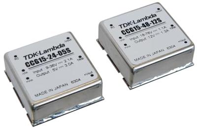 TDK-Lambda CCG15-24-12S DC/DC-converter, print 12 V 1.3 A 15.6 W Aantal uitgangen: 1 x Inhoud 1 stuk(s)
