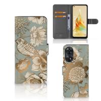 Hoesje voor OPPO Reno8 T 4G Vintage Bird Flowers - thumbnail