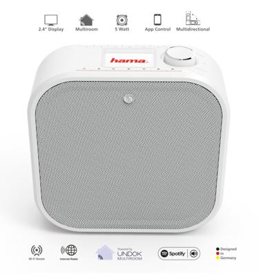 Hama Digitale Radio DIR355SBT DAB+/internetradio/Bluetooth®/app Wit