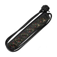 6-voudige Stekkerdoos zonder Schakelaar EDM 41008 Schuko (1,5 m) - thumbnail