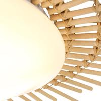 Anne Light & home Plafondlamp Aura Ø 50 Bamboe - wit - thumbnail