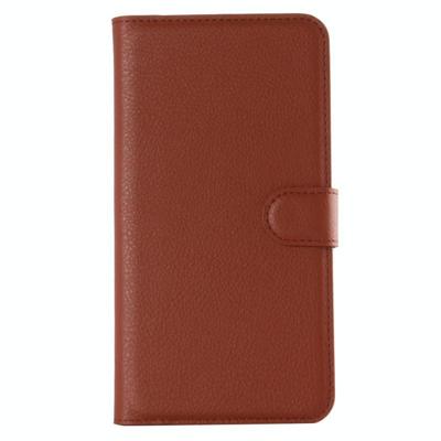 Voor de Galaxy A5 / A500F Litchi Texture horizontale Flip lederen draagtas met houder & kaartsleuven & Wallet(Brown)