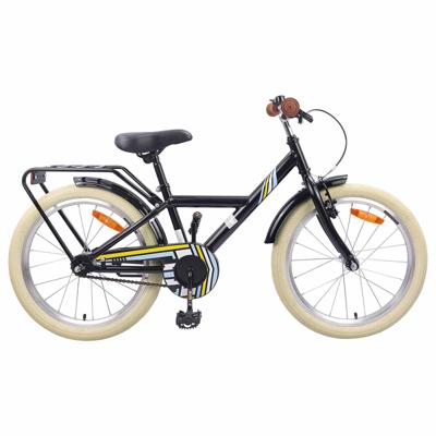 Kinderfiets 24 Inch voor 8-12 jaar oud Zwart Kinderfiets 24 Inch voor 8-12 jaar oud Zwart