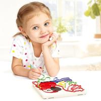 Quercetti fanta filo dierentuin veters rijgen, 14dlg. - thumbnail