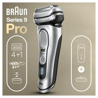 Braun Series 9 9427s 4210201372578 Folie-scheerapparaat Zilver Braun Series 9 9427s 4210201372578 Folie-scheerapparaat Zilver