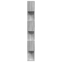 Kamerscherm / boekenkast 6-laags 70x24x193 cm hout grijs sonoma - thumbnail