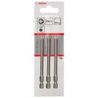 Bosch Accessories Bosch Power Tools 2607001533 Kruis-bit PH 1 Extra hard E 6.3 3 stuk(s) - thumbnail