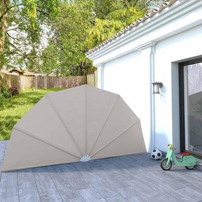 VidaXL Terrasscherm inklapbaar 200 cm crème VidaXL Terrasscherm inklapbaar 200 cm crème