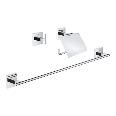 3-in-1 accessoireset - GROHE - 41124000 - Start Cube - Chroom