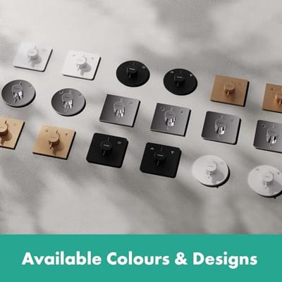 Hansgrohe DuoTurn Q kraan inbouw voor 1 functie, mat zwart