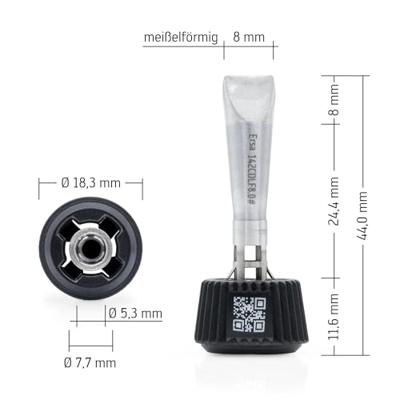 Ersa 0142CDLF80/SB Soldeerpunt Beitelvorm Grootte soldeerpunt 8 mm Inhoud: 1 stuk(s) Ersa 0142CDLF80/SB Soldeerpunt Beitelvorm Grootte soldeerpunt 8 mm Inhoud: 1 stuk(s)