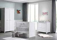 Vipack babybed Erik - wit - 126,6x68x90 cm - thumbnail