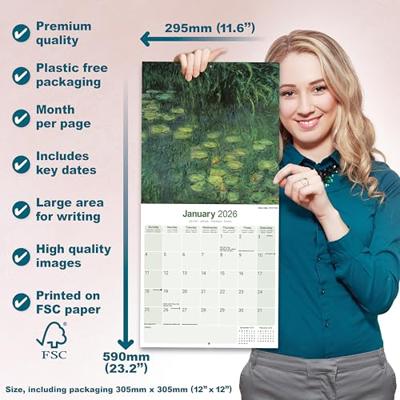 Monet Kalender 2026
