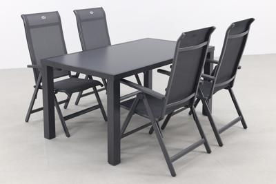 Hartman Milaan/Alma 160 cm. - verstelbare tuinset - 5-delig