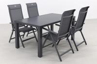 Hartman Milaan/Alma 160 cm. - verstelbare tuinset - 5-delig - thumbnail