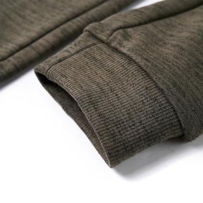 Kinderjoggingbroek 116 gemleerd donker kaki