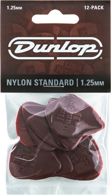 Dunlop Nylon Standard 1.25 Plectrum 12-Pack