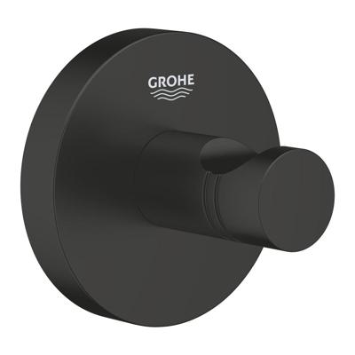 GROHE Essentials Handoekhaak - enkel - matte black 1024602430