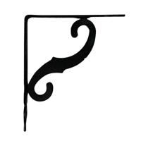 Hoeksteun Micel plm05 Zwart 15,5 x 11 cm - thumbnail