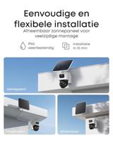 eufy Security SoloCam, Outdoor Camera Surveillance, 360° Surveillance, No Blind Spots, Outdoor Surveillance Camera, Battery, Solar, Toll-Free Use, HomeBase 3 Compatible - thumbnail