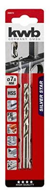 kwb 206570 HSS Metaal-spiraalboor 7 mm Gezamenlijke lengte 109 mm DIN 338 Cilinderschacht 1 stuk(s)
