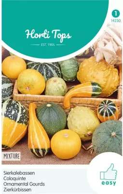 Zaden Cucurbita Sierkalebas kleinvruchtig gemengd Hortitops - Hortitops