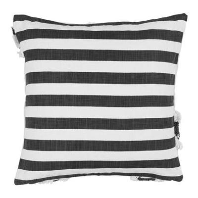 VT wonen VTwonen Stripe and Eye Sierkussen - Natural 50x50 cm