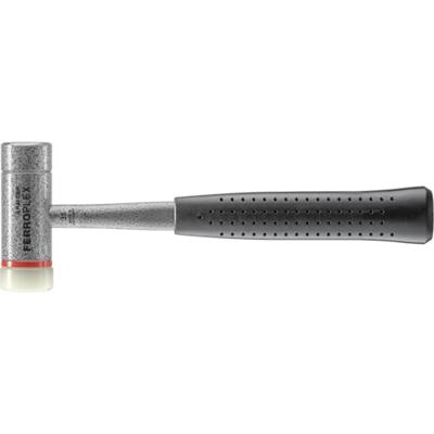 Halder Kunststofhamer | lengte 295 mm kop d. 35 mm | hard stalen buis | nylon wit/temperstaal | 1 stuk - 3677.035 - 3677.035 Halder Kunststofhamer | lengte 295 mm kop d. 35 mm | hard stalen buis | nylon wit/temperstaal | 1 stuk - 3677.035 - 3677.035