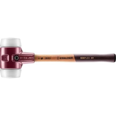 Halder Kunststofhamer | lengte 490 mm hoofd-d. 80 mm | middelhard hout | superplastic wit | 1 stuk - 3007.080 3007.080 Halder Kunststofhamer | lengte 490 mm hoofd-d. 80 mm | middelhard hout | superplastic wit | 1 stuk - 3007.080 3007.080