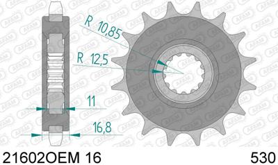 AFAM Sprocket 530 16z silent