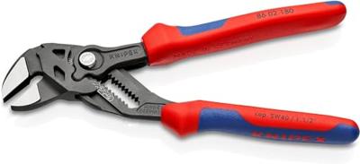 Knipex Sleuteltang | lengte 180 mm zwart gefosfateerd | spanwijdte 40 mm meercomponenten mantels | 1 stuk - 86 02 180 - 86 02 180 - thumbnail