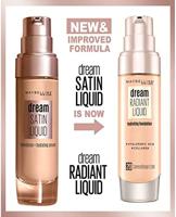 Maybelline Dream Radiant Liquid - 48 Sun Beige - Foundation Geschikt voor de Droge Huid met Hyaluronzuur - 30 ml - thumbnail