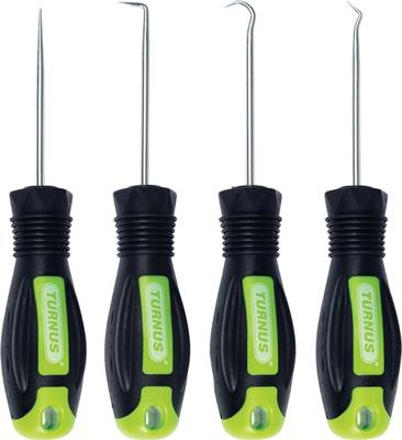 Kukko Haakgereedschapsset | 4-delig | lemmeten recht en gebogen 45 e.90 graden | 1 stuk - 177-004 177-004