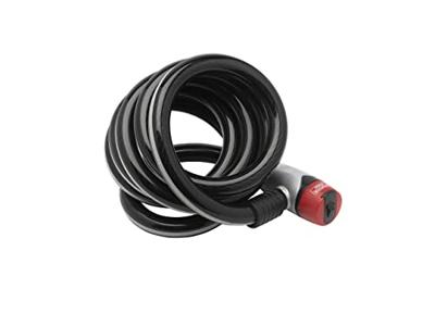 Burg Wächter 1650 180 REFLEX Spiraalkabelslot Zwart Sleutelslot