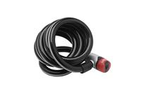 Burg Wächter 1650 180 REFLEX Spiraalkabelslot Zwart Sleutelslot - thumbnail