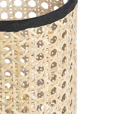 QAZQA Landelijke tafellamp rotan - Kata