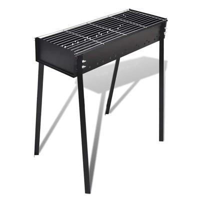 Houtskoolbarbecue staand vierkant 75x28 cm Houtskoolbarbecue staand vierkant 75x28 cm