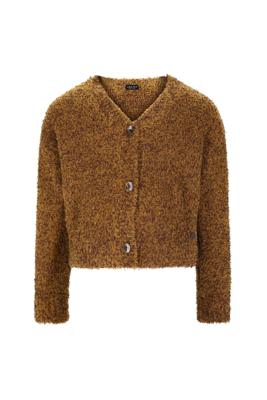 Like Flo winter vest meisjes - geel - Deau - furry